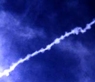 These engines produce the famous 'donuts-on-a-rope' contrails
