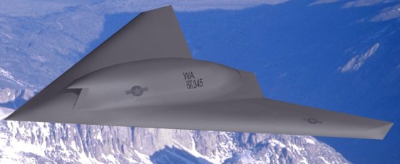 The X-45C UCAV (computer rendering)